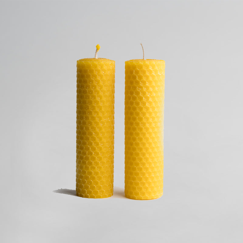 Handmade bee wax candles